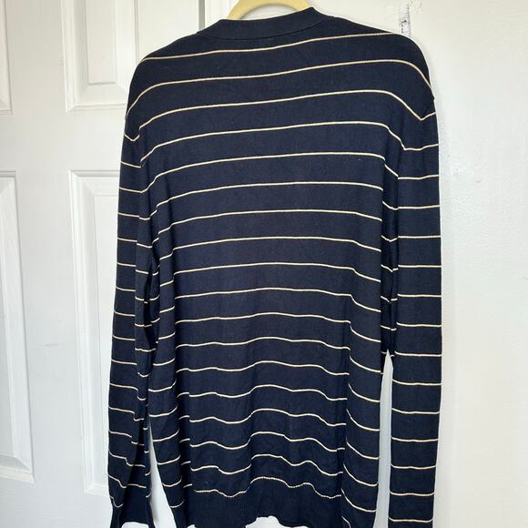 Gap striped cardigan XL TALL COTTON CASMERE - Picture 7 of 8